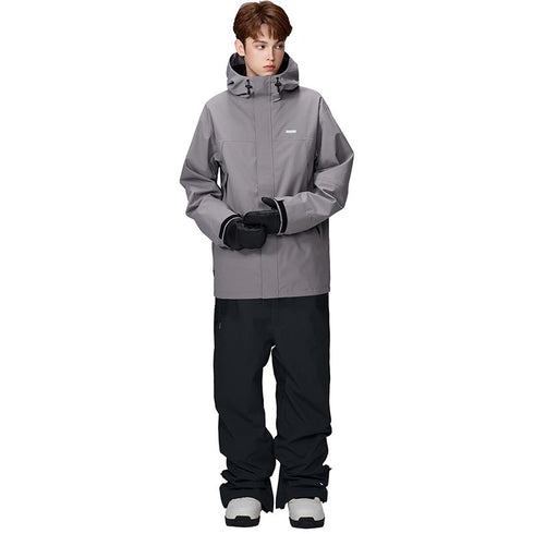 【OUTLET】ASHGREEM スノーボードウェア 上下セット 3レイヤー マウンテンジャケット ソリッドパンツ | AG-30SET