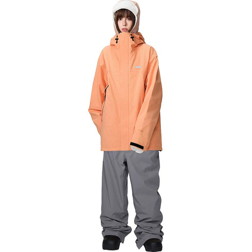 【OUTLET】ASHGREEM スノーボードウェア 上下セット 3レイヤー マウンテンジャケット ソリッドパンツ | AG-30SET