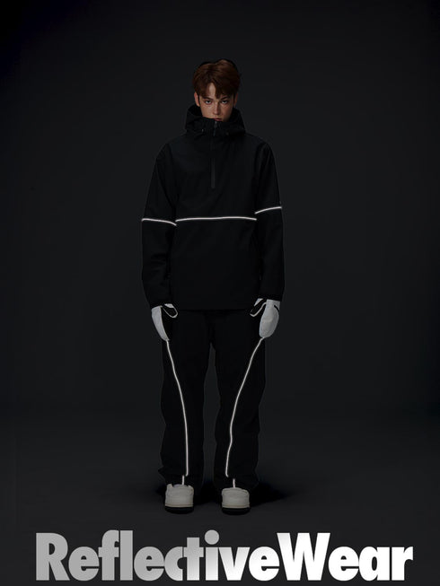 【OUTLET】ASHGREEM スノーボードウェア 上下セット 3レイヤー パイピングプルオーバー パイピングパンツ | AG-36SET