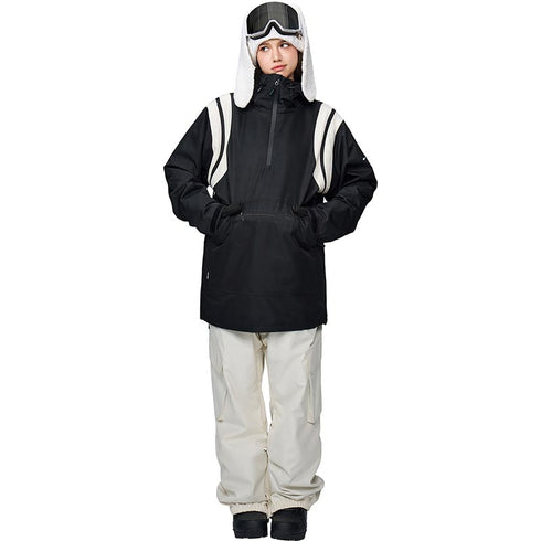 【OUTLET】ASHGREEM スノーボードウェア 上下セット 肩ラインプルオーバー カーゴパンツ | AG-23SET