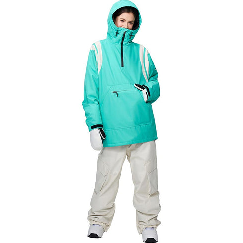 【OUTLET】ASHGREEM スノーボードウェア 上下セット 肩ラインプルオーバー カーゴパンツ | AG-23SET