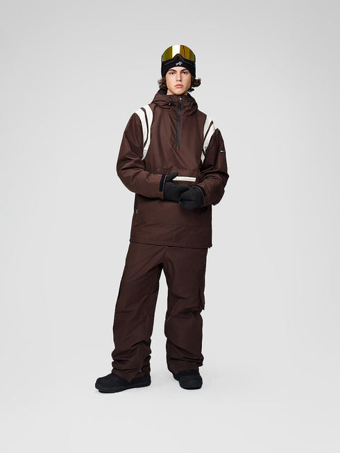 【OUTLET】ASHGREEM スノーボードウェア 上下セット 肩ラインプルオーバー カーゴパンツ | AG-23SET