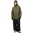【OUTLET】ASHGREEM スノーボードウェア 上下セット Vラインリフレクタージャケット カーゴパンツ | AG-24SET