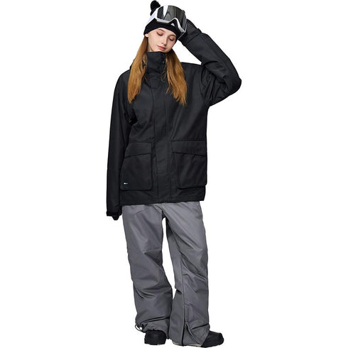 【OUTLET】ASHGREEM スノーボードウェア カーゴポケットジャケット 上下セット | AG-25SET