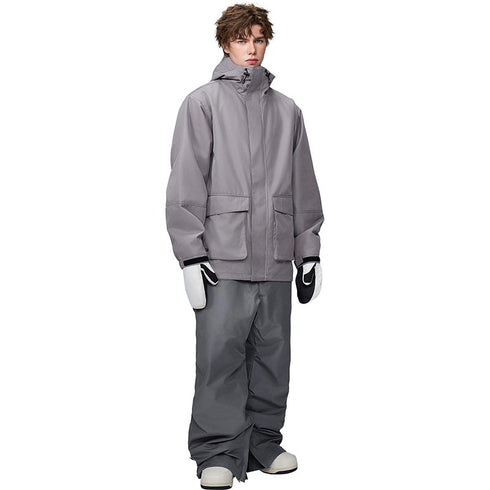 【OUTLET】ASHGREEM スノーボードウェア カーゴポケットジャケット 上下セット | AG-25SET