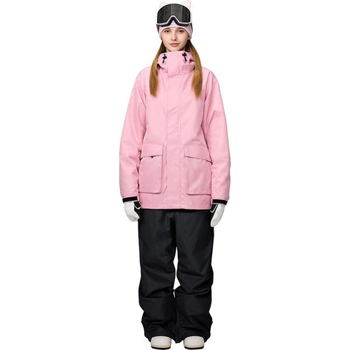 【OUTLET】ASHGREEM スノーボードウェア カーゴポケットジャケット 上下セット | AG-25SET