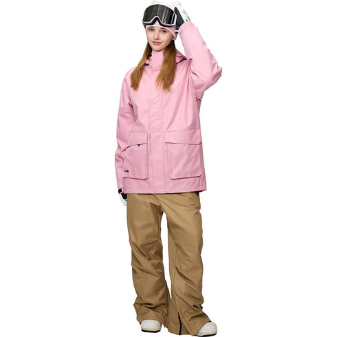 【OUTLET】ASHGREEM スノーボードウェア カーゴポケットジャケット 上下セット | AG-25SET