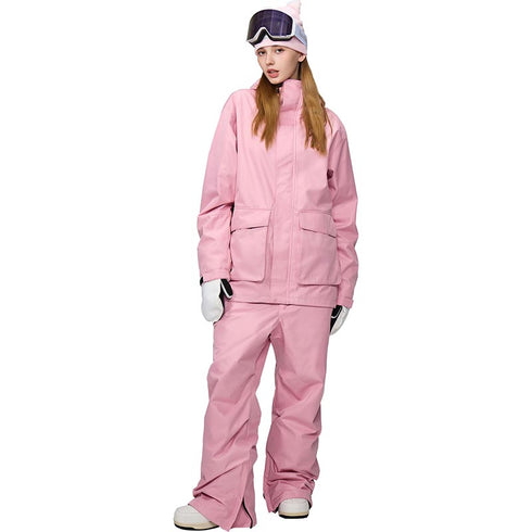 【OUTLET】ASHGREEM スノーボードウェア カーゴポケットジャケット 上下セット | AG-25SET