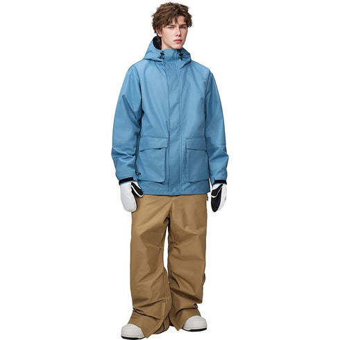 【OUTLET】ASHGREEM スノーボードウェア カーゴポケットジャケット 上下セット | AG-25SET