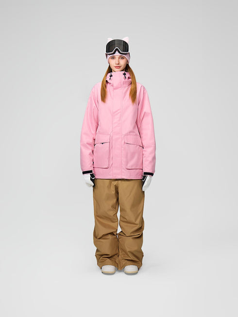 【OUTLET】ASHGREEM スノーボードウェア カーゴポケットジャケット 上下セット | AG-25SET