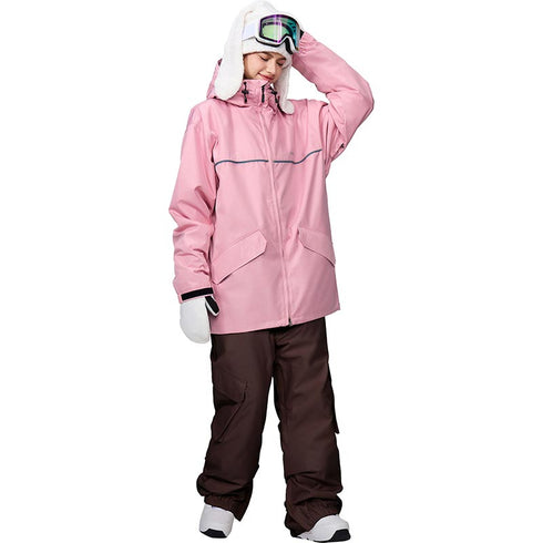 【OUTLET】ASHGREEM スノーボードウェア 上下セット フラップジャケット カーゴパンツ | AG-11SET