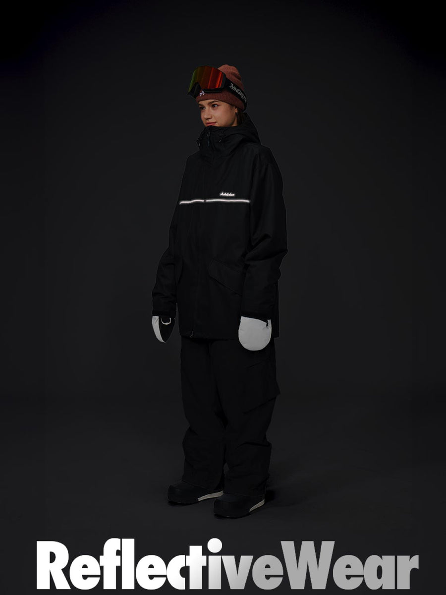 OUTLET】ASHGREEM スノーボードウェア 上下セット フラップジャケット