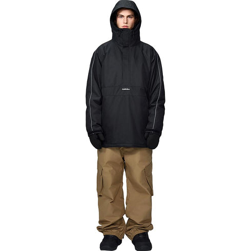 【OUTLET】ASHGREEM スノーボードウェア ショルダーパイピングプルオーバー 上下セット | AG-12SET