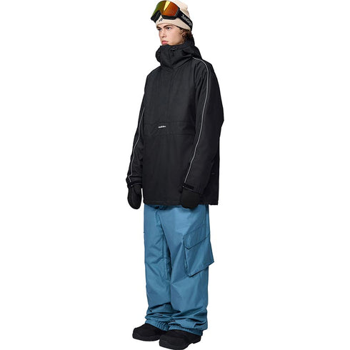 【OUTLET】ASHGREEM スノーボードウェア ショルダーパイピングプルオーバー 上下セット | AG-12SET