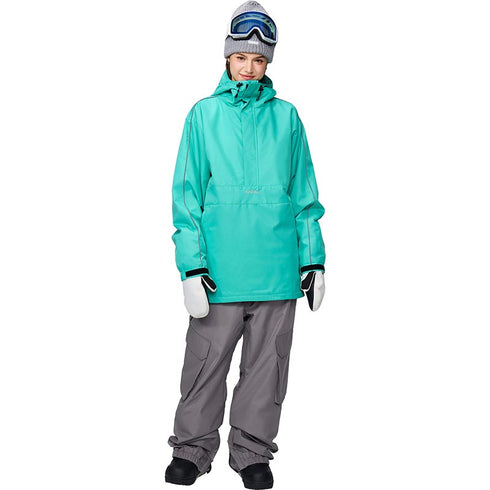 【OUTLET】ASHGREEM スノーボードウェア ショルダーパイピングプルオーバー 上下セット | AG-12SET