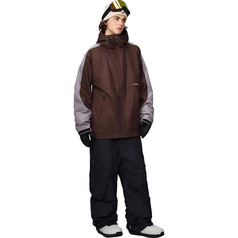 【OUTLET】ASHGREEM スノーボードウェア 上下セット ラグランジャケット カーゴパンツ | AG-13SET