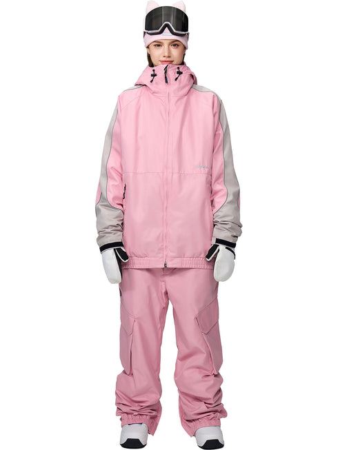 【OUTLET】ASHGREEM スノーボードウェア 上下セット ラグランジャケット カーゴパンツ | AG-13SET