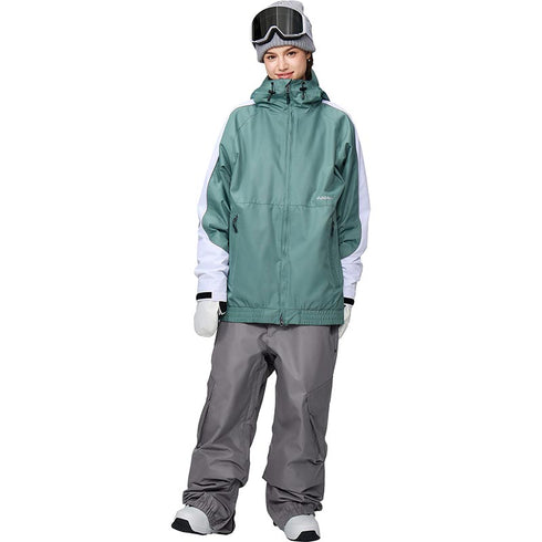 【OUTLET】ASHGREEM スノーボードウェア 上下セット ラグランジャケット カーゴパンツ | AG-13SET