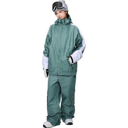 【OUTLET】ASHGREEM スノーボードウェア 上下セット ラグランジャケット カーゴパンツ | AG-13SET