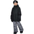 【OUTLET】ASHGREEM スノーボードウェア 上下セット ジュニア ソリッドZIPジャケット サスペンダーパンツ | AJR-52SET