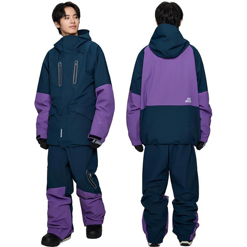 ASHGREEM スノーボードウェア 上下セット 3レイヤー 切り返しジャケット 切り返しパンツ | AG-41SET
