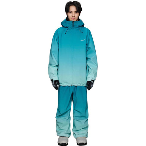 ASHGREEM スノーボードウェア 上下セット 3レイヤー グラデーションジャケット グラデーションパンツ | AG-42SET