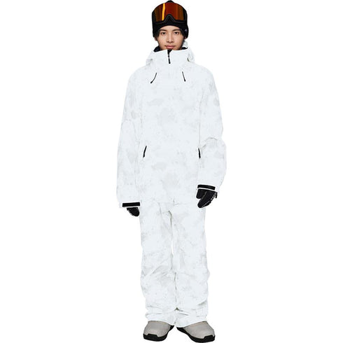 ASHGREEM スノーボードウェア 上下セット 3レイヤー プリントジャケット プリントパンツ | AG-43SET