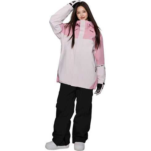 ASHGREEM スノーボードウェア 上下セット 3レイヤー マウンテンジャケット パイピングパンツ | AG-44SET