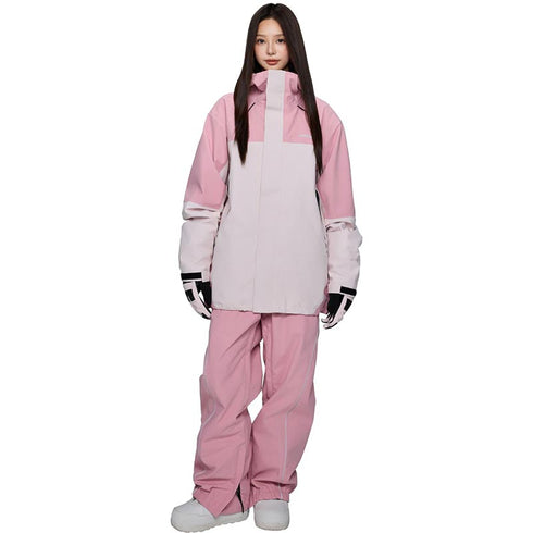 ASHGREEM スノーボードウェア 上下セット 3レイヤー マウンテンジャケット パイピングパンツ | AG-44SET