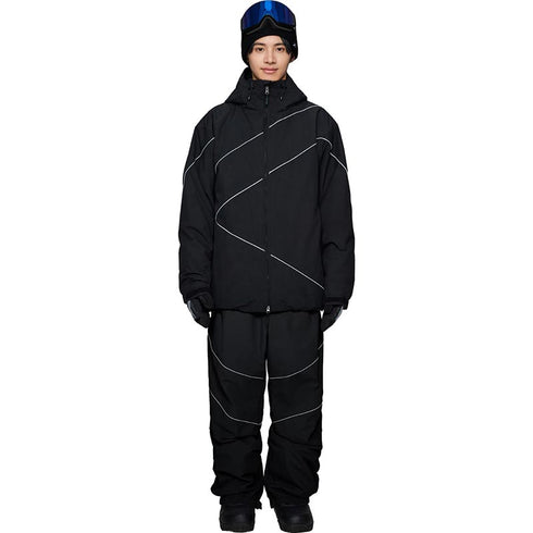 ASHGREEM スノーボードウェア 上下セット パイピングジャケット パイピングパンツ | AG-50SET