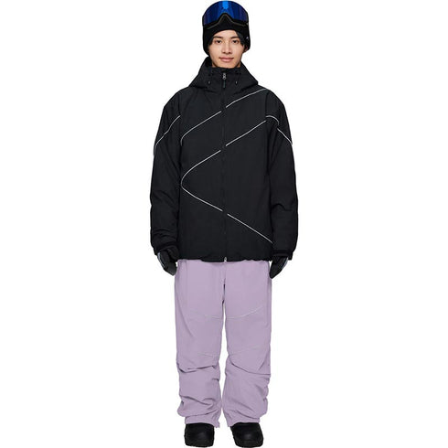 ASHGREEM スノーボードウェア 上下セット パイピングジャケット パイピングパンツ | AG-50SET