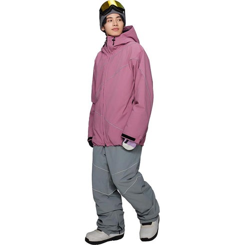 ASHGREEM スノーボードウェア 上下セット パイピングジャケット パイピングパンツ | AG-50SET