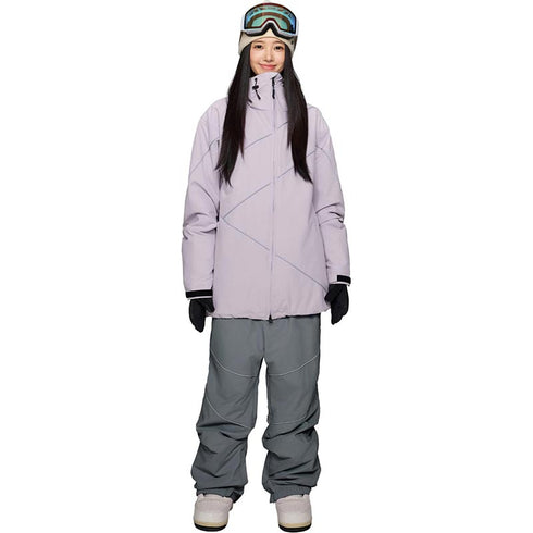 ASHGREEM スノーボードウェア 上下セット パイピングジャケット パイピングパンツ | AG-50SET