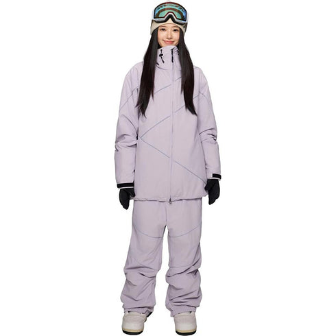 ASHGREEM スノーボードウェア 上下セット パイピングジャケット パイピングパンツ | AG-50SET