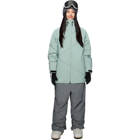 ASHGREEM スノーボードウェア 上下セット パイピングジャケット パイピングパンツ | AG-50SET