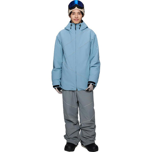 ASHGREEM スノーボードウェア 上下セット パイピングジャケット パイピングパンツ | AG-50SET