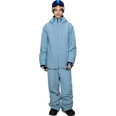 ASHGREEM スノーボードウェア 上下セット パイピングジャケット パイピングパンツ | AG-50SET