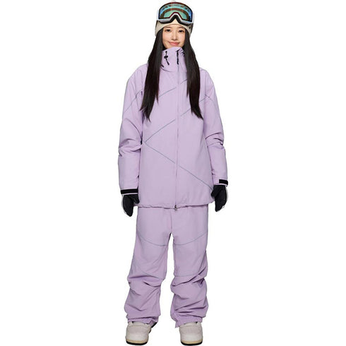 ASHGREEM スノーボードウェア 上下セット パイピングジャケット パイピングパンツ | AG-50SET