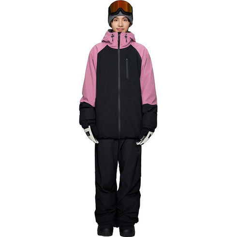 ASHGREEM スノーボードウェア 上下セット ラグランジャケット ソリッドパンツ | AG-61SET