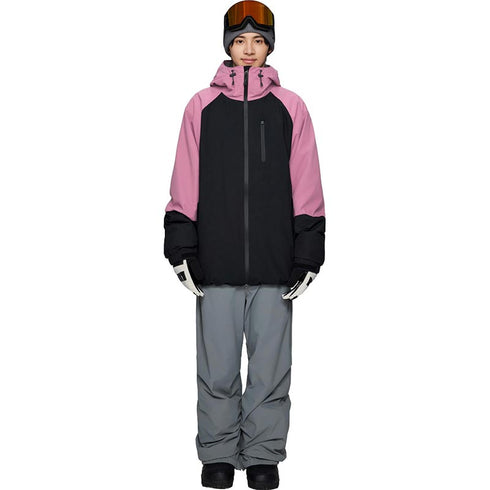 ASHGREEM スノーボードウェア 上下セット ラグランジャケット ソリッドパンツ | AG-61SET