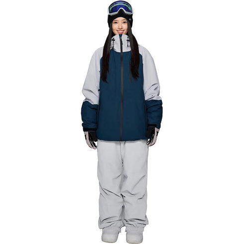 ASHGREEM スノーボードウェア 上下セット ラグランジャケット ソリッドパンツ | AG-61SET