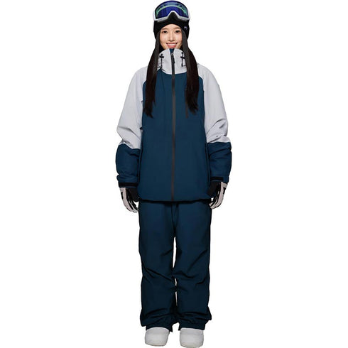 ASHGREEM スノーボードウェア 上下セット ラグランジャケット ソリッドパンツ | AG-61SET