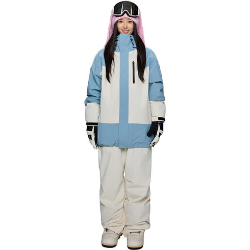 ASHGREEM スノーボードウェア 上下セット パターンジャケット ソリッドパンツ | AG-63SET