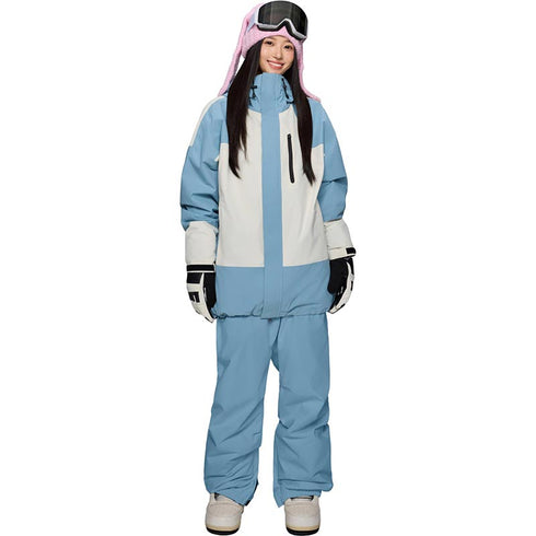 ASHGREEM スノーボードウェア 上下セット パターンジャケット ソリッドパンツ | AG-63SET