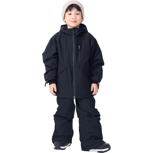 ASHGREEM スノーボードウェア 上下セット ジュニア ソリッドジャケット サスペンダーパンツ | AJR-72SET
