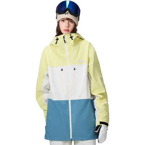 【OUTLET】ASHGREEM スノーボードウェア 3レイヤー 3色切替ジャケット | AGJ3L-211