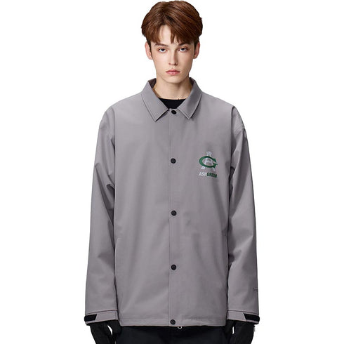 【OUTLET】ASHGREEM スノーボードウェア 3レイヤー コーチジャケット | AGJ3L-213
