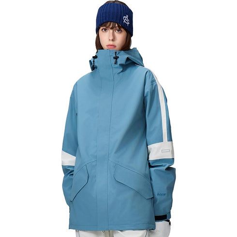 【OUTLET】ASHGREEM スノーボードウェア 3レイヤー アーム切替ジャケット | AGJ3L-214