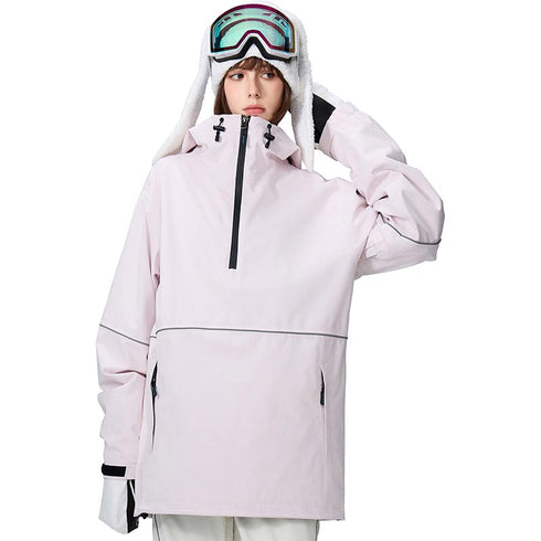 【OUTLET】ASHGREEM スノーボードウェア 3レイヤー パイピングプルオーバー | AGJ3L-215