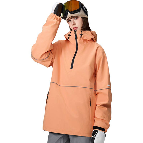 【OUTLET】ASHGREEM スノーボードウェア 3レイヤー パイピングプルオーバー | AGJ3L-215